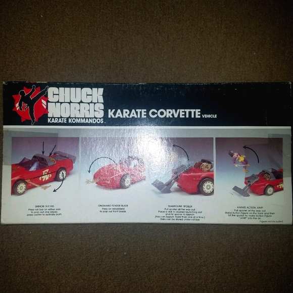 Vintage RARE 1986 Chuck Norris Karate Corvette - Picture 3 of 3